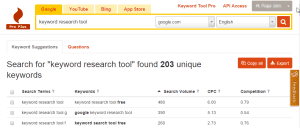 Keyword Tool IO là công cụ nghiên cứu từ khóa phổ biến cho SEO